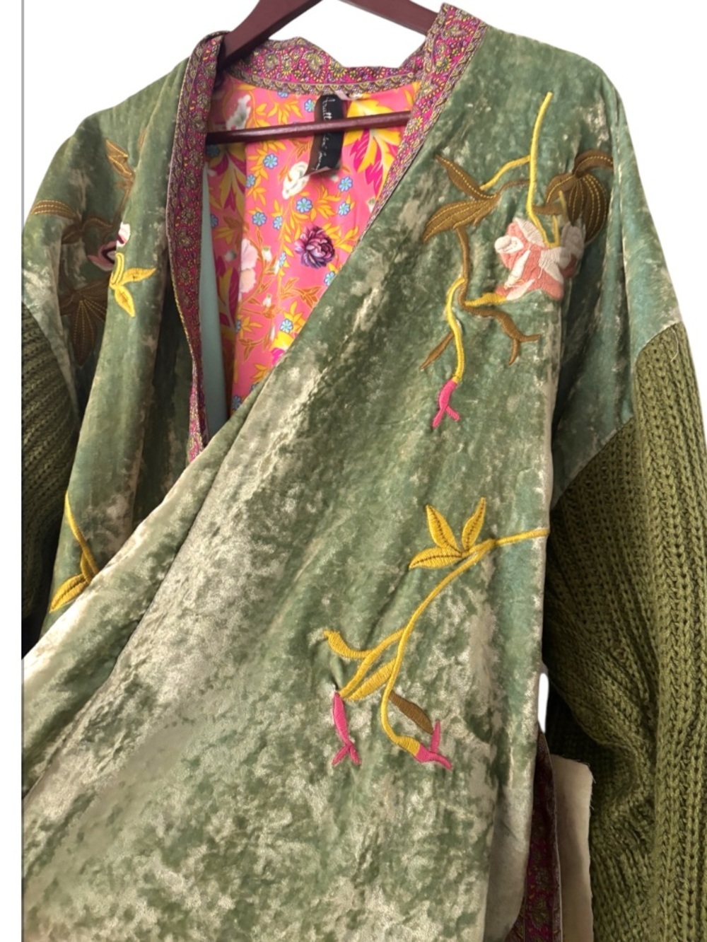 Aratta Silent Journey Something Magical Velvet Coat NWT - Picture 10 of 14